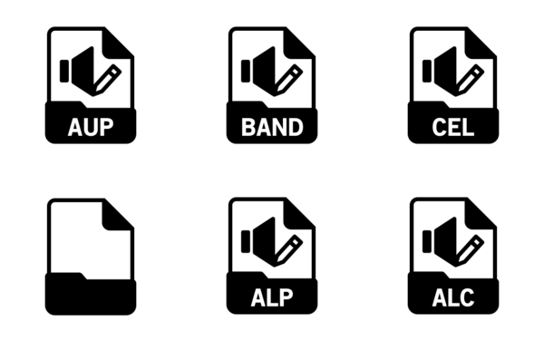 file format audio editing  music production glyph 1