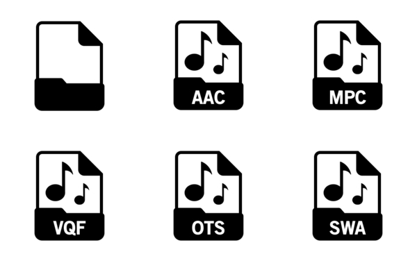 file format sound  music glyph 1