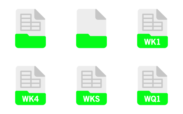 file format spreadsheets flat filled