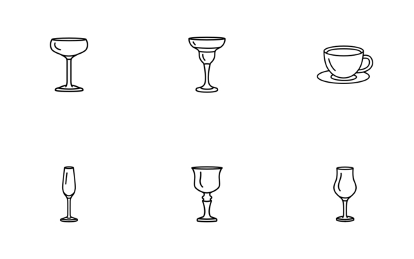 stemware for drinks