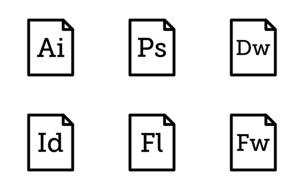 thick line adobe application pages