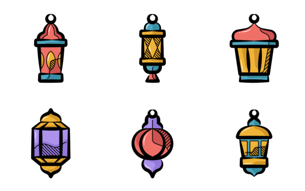 scribble  islamic lantern