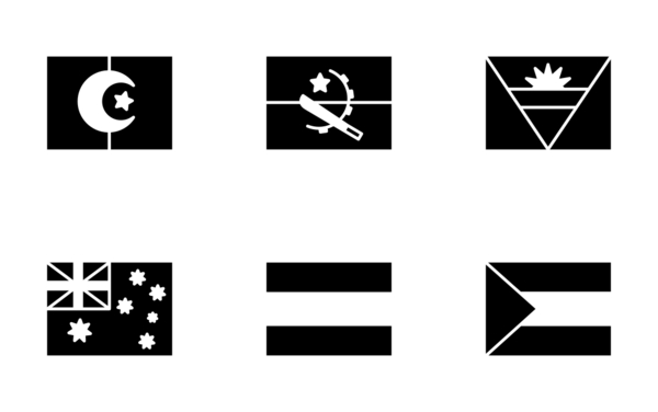 solid flags of the world