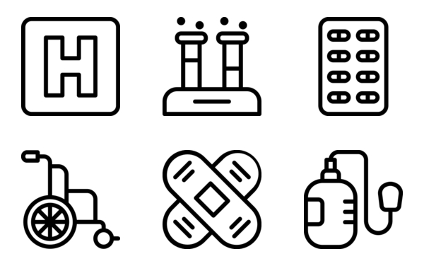 hospital outline