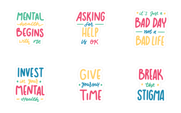 Mental health sticker Mental health sticker