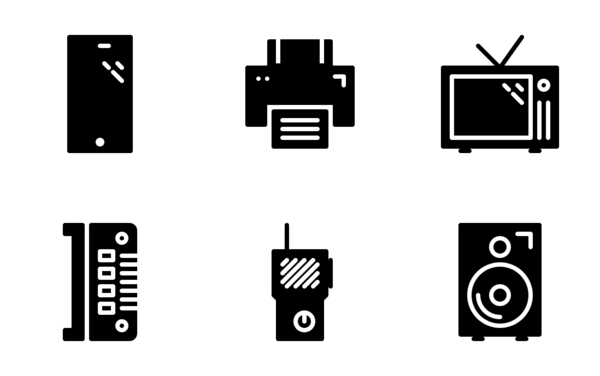 consumer electronics glyph