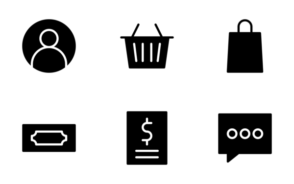 ecommerce glyph