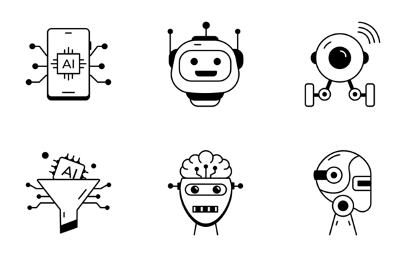 artificial intelligence icons