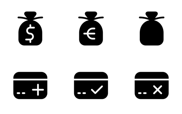 finance glyph