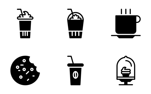 coffee shop glyph coffee shop glyph