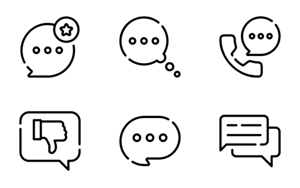 speech bubbles