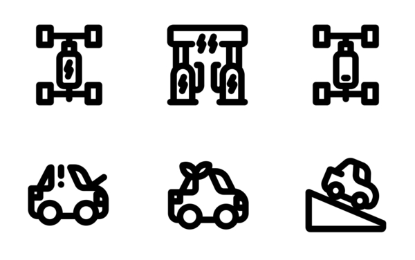 electric car outlined edition