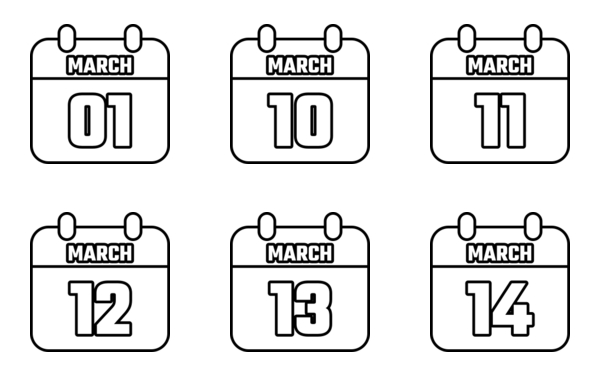 calendar of march