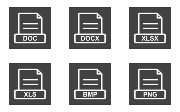 file formats line inverted