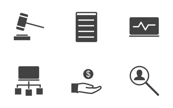 business management glyph