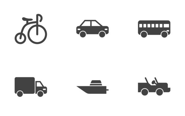 vehicles glyph vehicles glyph