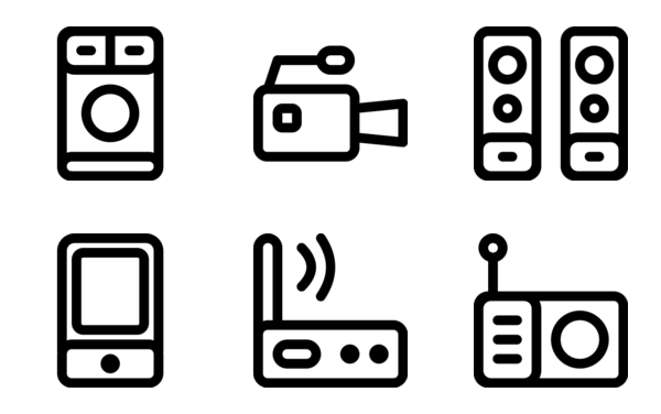 electronic device set outline