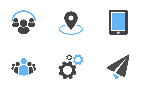 Admin panel blue  black