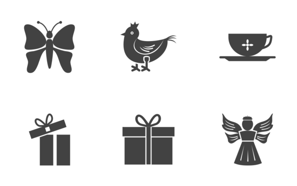 easter glyph black