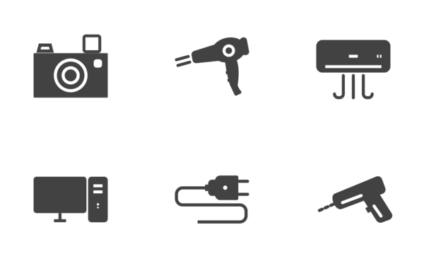 home electronics glyph