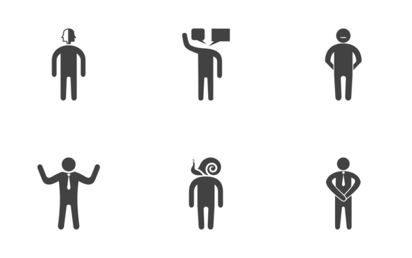 personality traits glyph black personality traits glyph black