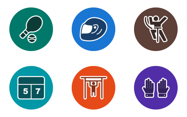 sports and games glyph circle sports and games glyph circle