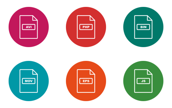 file formats line circle