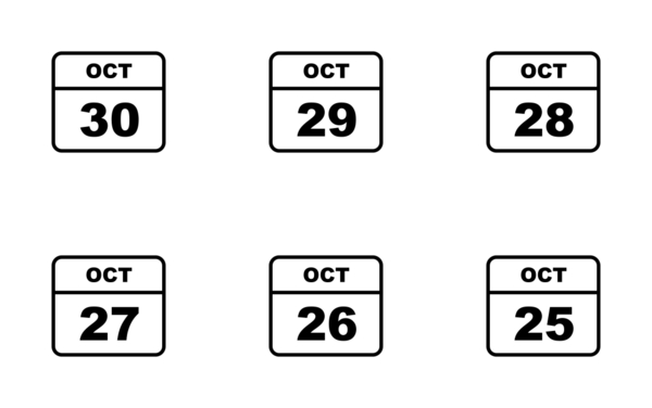 Calendar october line Calendar october line