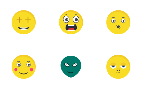 emoticons flat