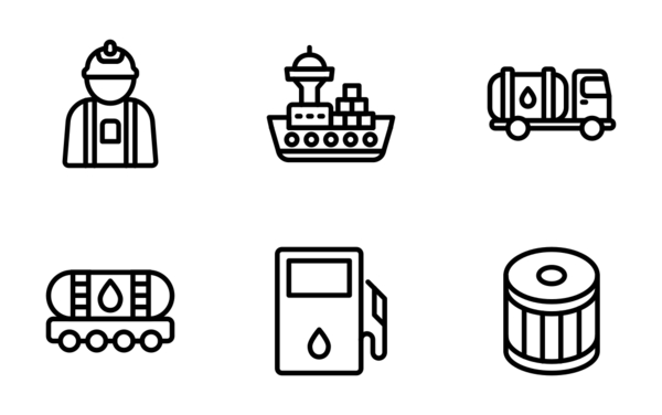 oil and gas industry thick line