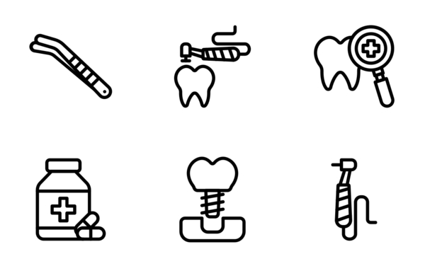 dental care thick line