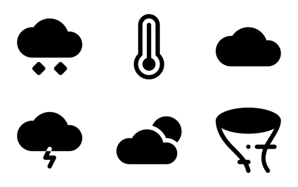 weather forecast glyph