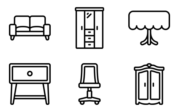 furniture  outline