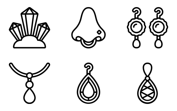 jewellery outline jewellery outline