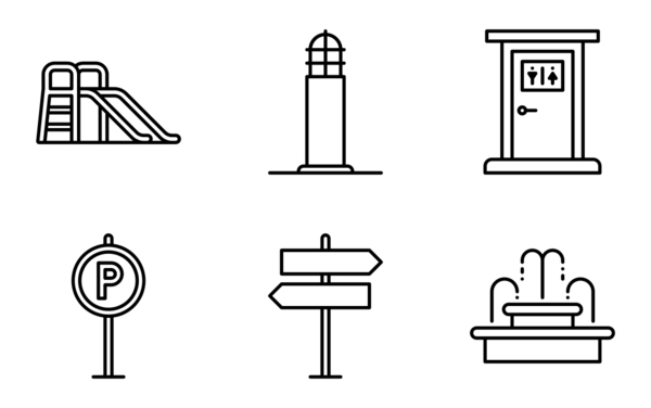 city park outline city park outline