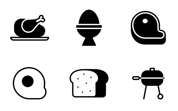 food  glyph