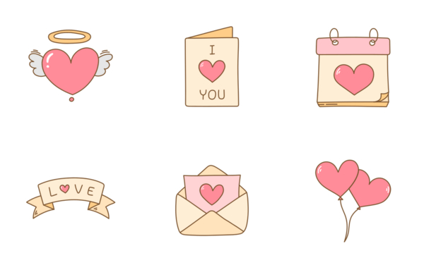 doodle love elements doodle love elements