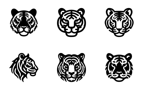 tiger faces