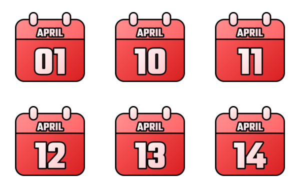 calendar of april