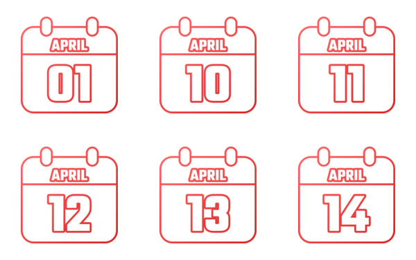 calendar of april