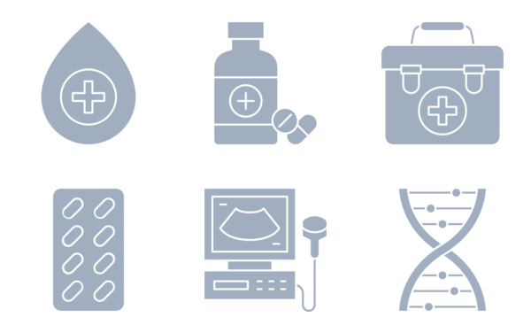 medical glyph set medical glyph set