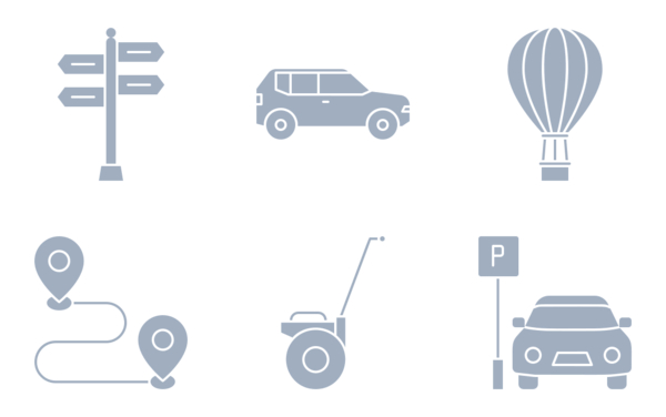 transportation glyph pack