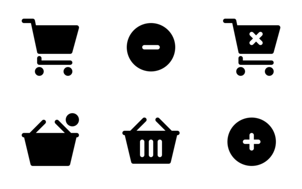 e commerce glyph
