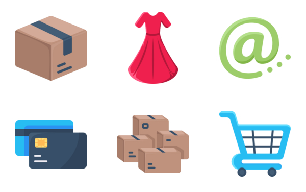 ecommerce pack 3  flat