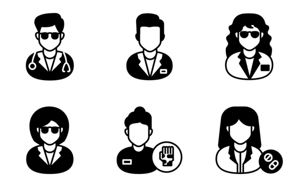 medical staff avatars
