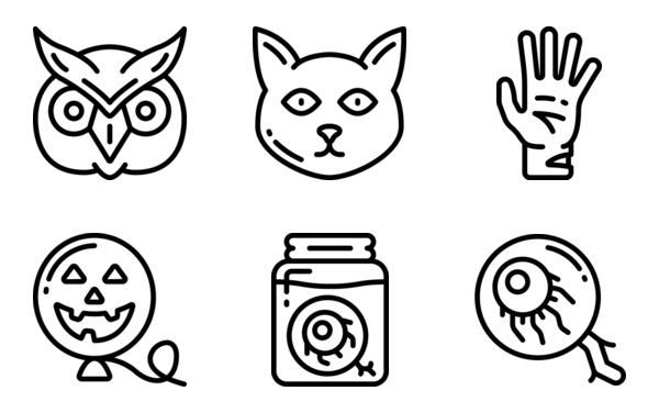 Halloween outline Halloween outline