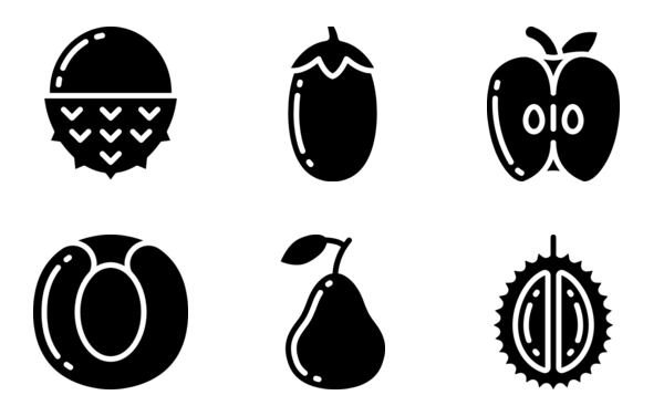 fruit  glyph