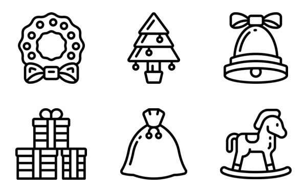 Christmas outline Christmas outline