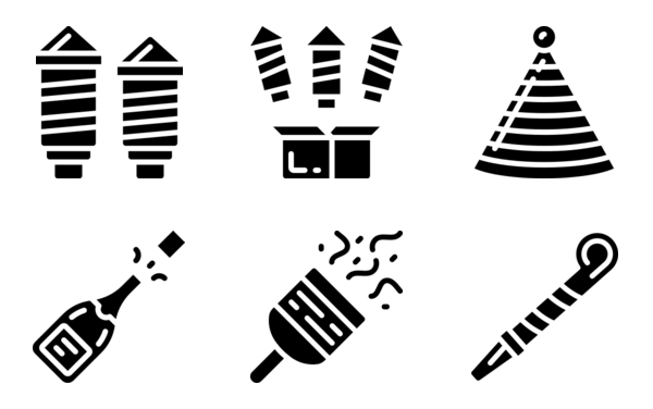 new years eve glyph new years eve glyph
