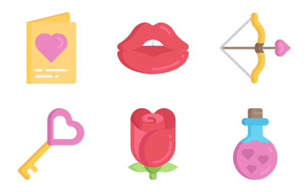 valentines love  flat